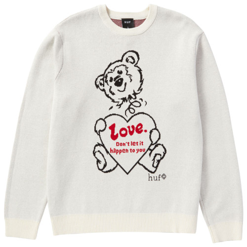 Huf Ανδρική πλεκτή μπλούζα Bad News Crewneck Sweater
